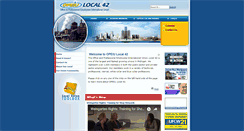 Desktop Screenshot of opeiu42.org